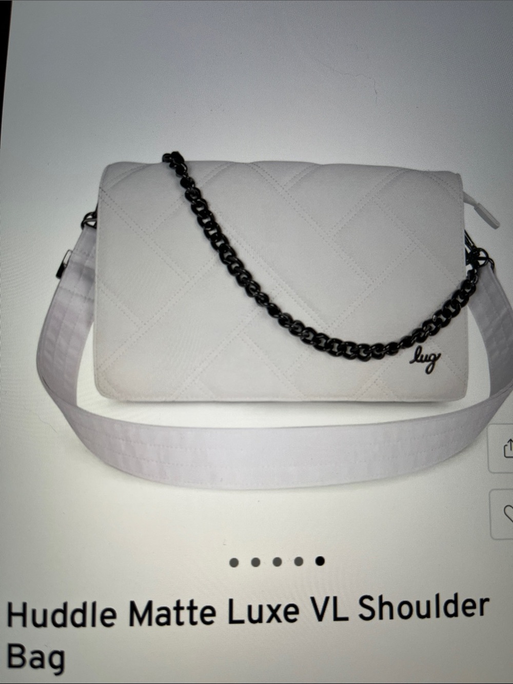 LUG - Huddle Matte Luxe VL Shoulder Bag - Still In Factory Sealed Plastic 💕